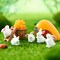 Exasinine Mini Rabbits Easter Bunny Miniature Figurines Animals Model Fairy Garden Miniature Moss Landscape DIY Terrarium Crafts Ornament Accessories for Home Décor (Rabbit, Pack of 20)